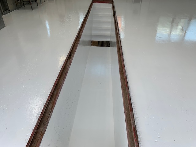 epoxied floors