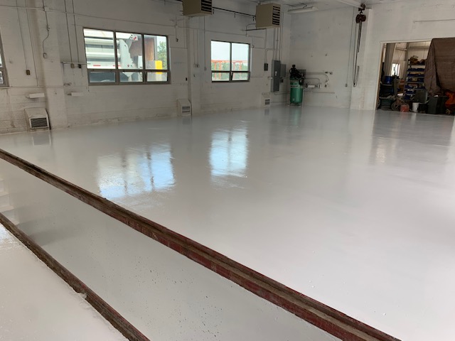 epoxied floors